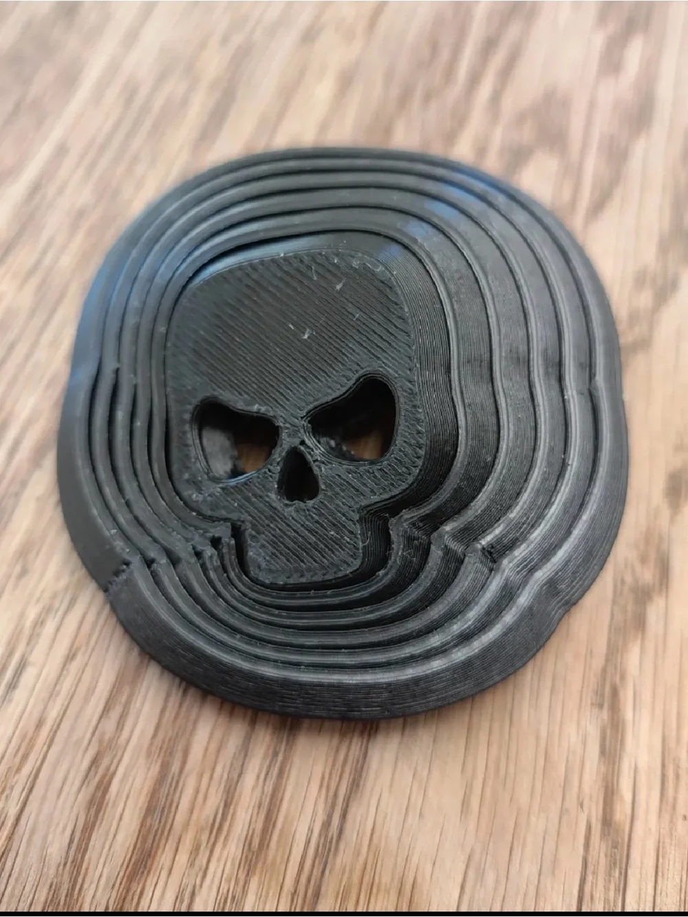 Black Skull Lapel Pin - Men's Accessory